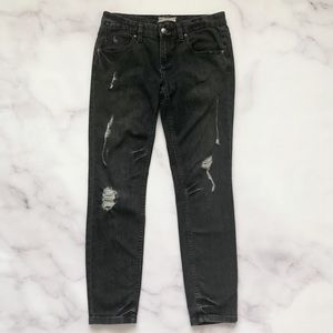 Free People Destroyed Skinny Jeans